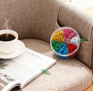 Tối đa vinyl bọc giấy Clip số lượng lớn gói 500 mảnh cho vật tư văn phòng và tài liệu cắt - Product Image 6