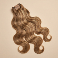 Cheveux humains brésiliens Remy vierges bruts à cuticules alignées, double trame machine, pour fournisseurs de cheveux en gros, extensions à coudre ondulées