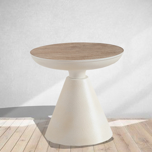 โต๊ะน้ำชาทันสมัยโต๊ะกาแฟสี่เหลี่ยมสีดำขนาดเล็กดีไซน์เนอร์กลางแจ้งอเนกประสงค์สีขาวมอดแบบดั้งเดิม - Product Image 5