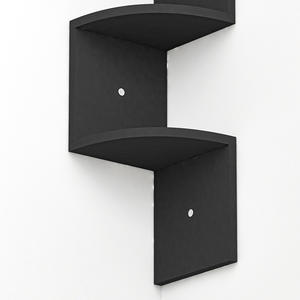 Modern Easy-mount <strong>Floating</strong> 5-Tier Book <strong>Shelves</strong> with Pot Storage in Bamboo for Living Rooms - Product Image 4