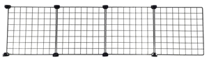 Mini panel de rejilla de alambre de metal negro 14 "<span class=keywords><strong>Wx</strong></span> 14" H1.5 "Panel de rejilla cuadrada - Product Image 3