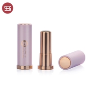Presse ronde vide rouge à lèvres Tube cosmétique rouge à lèvres conteneur maquillage or rouge à lèvres étui bouteille emballage boîte marque privée