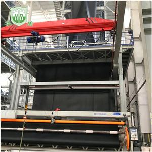 Géomembrane imperméable en PEHD pour les bassins de pisciculture, les barrages, la prévention des infiltrations, les applications municipales de sous-couche, les lagunes - Product Image 2