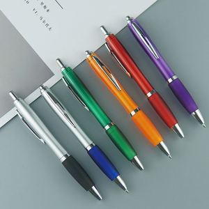 Stylo bille publicitaire personnalisé en plastique imprimé UV couleur, pointe 1,0 mm, avec logo tactile, pour le sport, le bureau et la publicité - Product Image 4