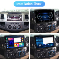 Autoradio 2Din avec écran IPS Android 11 pour lecteur DVD GPS pour Toyota Fortuner Hilux DSP Autoradio vidéo pour Eos Journey