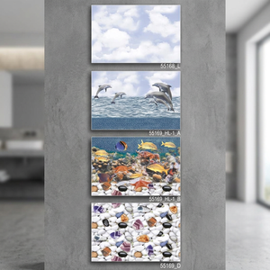 Gran oferta, 300x450mm, 30x45cm, 12x18 pulgadas, baño de Hotel, pared del Hogar, baño, mármol, baldosas de cerámica azul, azulejo de suelo, precio de empresa - Product Image 4