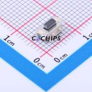 TD-1112SR-250 Tactile Switch SMD Switch Single Pole Single Throw Rectangle Button Horizontal Mount 7mm - Product Image 1