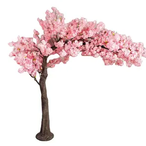 2-3m grandi alberi di seta artificiali di fiori di ciliegio di Sakura di plastica falso fiore albero artificiale decorazione di piante di nozze