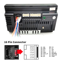 Wiring Harness 16 Pin Connector Plug Car Android Head Unit Cable Adapter for Toyota Corolla Camry RAV4 Hilux Land Cruiser Yaris