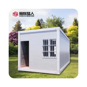 Harga rendah struktur mewah kemasan datar rumah kontainer modular prefabrikasi dengan furnitur penuh