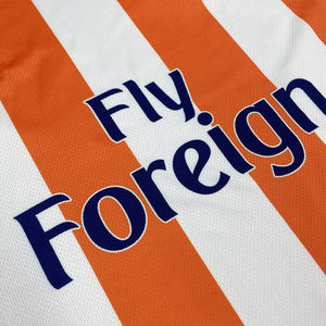 Camisetas Polo de fútbol rayadas retro manga larga sublimación personalizada - Product Image 5