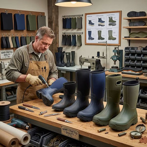 Wholesale Waterproof <strong>Cheap</strong> Agriculture <strong>Wellington</strong> Gumboots High PVC Men's Food Industrial Rain <strong>Boots</strong> for Men - Product Image 3
