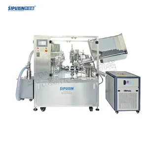 Automatische High Speed Plastic Tandpasta Cosmetische Crème Vul-En Sluitmachine