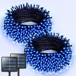Guirlandes lumineuses solaires <span class=keywords><strong>LED</strong></span> IP65 <span class=keywords><strong>pour</strong></span> l'extérieur, <span class=keywords><strong>pour</strong></span> la décoration de Noël, de la cour et d'Halloween - Guirlandes lumineuses colorées - Product Image 4