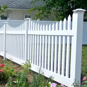 Standard di ASTM stile popolare picchetto del vinile recinzione