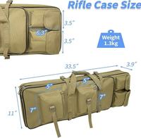 Sac tactique robuste en Oxford 600D imperméable de 100 cm, étui long pour la chasse, le tir et les activités de plein air