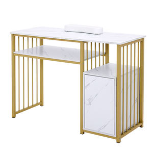 Table de <span class=keywords><strong>manucure</strong></span> design moderne en fer et MDF pour salon de beauté, spa et hôtel, table de <span class=keywords><strong>manucure</strong></span> ZHENYAO MT-503 durable et facile à nettoyer - Product Image 4