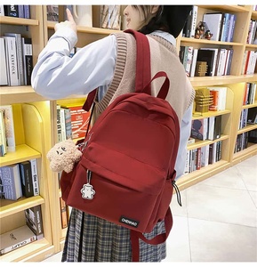 กระเป๋าเป้สะพายหลังไนลอนลายผลไม้น่ารัก 18 นิ้ว 20-39 ลิตร สายสะพายไหล่โค้ง กระเป๋าหลายช่อง ปิดด้วยซิป สำหรับเดินทางแบบ unisex - Product Image 5