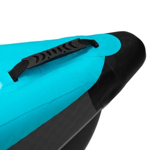 Kayak de pêche double places bleu pour sports nautiques en plein air OEM, 14 pieds, avec sièges, 430*80*10cm, bateau de pêche pour 2 personnes, 14 pieds, Kaya - Product Image 2