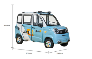 سيارة كهربائية هجينة صغيرة بهيكل هاتشباك، مقود يسار، مقعدين، 4 أبواب، للبالغين، معتمدة من EEC/COC، مزودة ببطارية ليثيوم - Product Image 3