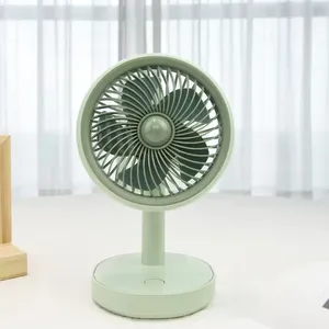 New Design Rechargeable Table Fan USB Electric Power Plastic Material Summer Gift For Ladies Parents Friends