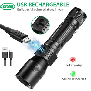Senter <span class=keywords><strong>UV</strong></span> 3 in 1 395nm Cahaya Hitam 7 Mode Zoom Magnetik LED Senter USB Isi Ulang dengan Klip - Product Image 3