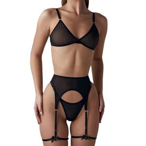 Completo Intimo Sexy in Rete con Fiocco Senza Ferretto, Tendenza Europa e Stati Uniti - Product Image 5