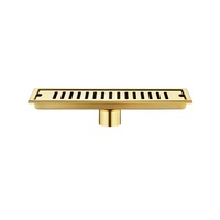 Drain de sol linéaire en acier inoxydable 304, moderne, anti-odeur, pour balcon, salle de bain, douche, couvre-drain long, écologique, brossé