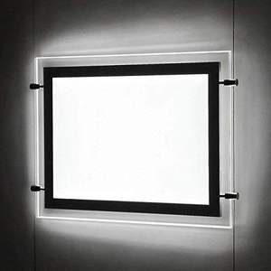 Panel LED de Cristal Rectangular de Doble Cara, Ecológico, para Exhibición en Ventanas Interiores, Caja de Luz para Inmobiliarias, Restaurantes y Tiendas - Product Image 5