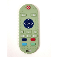 Anneau de dentition télécommandé en silicone de qualité médicale, sans BPA, jouet à mâcher souple et flexible pour bébé, cadeau sensoriel pour nouveau-nés