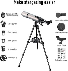 Telescopio astronomico pieghevole da 50080mm adatto per lo sguardo di <span class=keywords><strong>stelle</strong></span> all'aperto per studenti <span class=keywords><strong>e</strong></span> per osservare la luna - Product Image 6