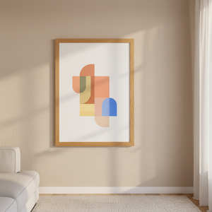 Marco <span class=keywords><strong>de</strong></span> Fotos ACAZA 50x70cm, Rompecabezas <span class=keywords><strong>de</strong></span> 1000 Piezas, Madera MDF, Vidrio Acrílico, Soporte <span class=keywords><strong>de</strong></span> Pared para Fotos y Pósters, Retrato/Horizontal, Roble Cálido - Product Image 2