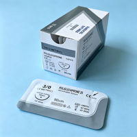 Fil de suture résorbable USP PGCL 25 de haute qualité - Fil monofilament vétérinaire pour la réparation des plaies chirurgicales