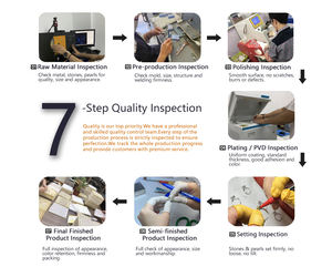 Collar de Cadena de Eslabones Punky de Acero Inoxidable con Baño de Oro de 18K de 5MM para Mujer - Product Image 5