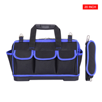 Trousse à outils pour électriciens 20 pouces Sac à outils Oxford Sac à outils à prix bon marché d'usine