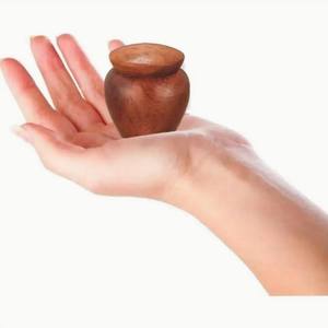 Modern gülağacı köpek külleri hatıra çevre dostu yuvarlak Urn yaratıcı zarif küçük kavanoz güzel anılar hatıra - Product Image 5