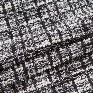 Tissu jacquard à motifs en coton et élasthanne tricoté de haute qualité <span class=keywords><strong>YVES</strong></span> Custom <span class=keywords><strong>Petit</strong></span> Vogue pour vêtements féminins - Product Image 4