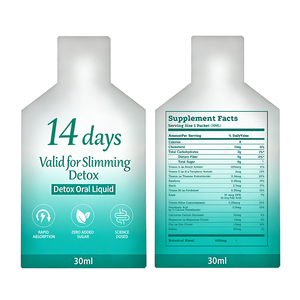 14 Günlük Hızlı Etkili Detoks Enzimli Oral Sıvı Bağırsak Temizleyici ODM Özel Etiket Toptan Premium 14 Günlük Detoks Oral Sıvı - Product Image 1