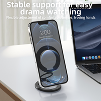 Support magnétique mobile OEM ODM à rotation 360°, design super fin pliable, hauteur réglable, pour bureau ou salle de sport