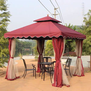 Extérieur logo <span class=keywords><strong>parasol</strong></span> rosée gazebo jour quatre pieds <span class=keywords><strong>auvent</strong></span> jardin villa cour <span class=keywords><strong>auvent</strong></span> - Product Image 3