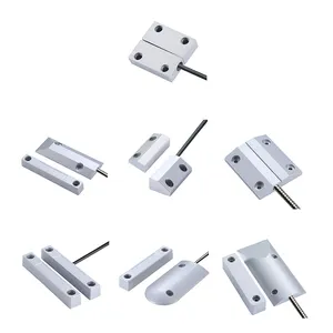 Factory Supply Screw Mount Metal Reed Switch Sensor Magnetic Door Sensor Reed Proximity Switch Working With Magnet