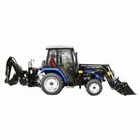China Weifang CP Traktorenhersteller Brandneuer Mini-Kompakt-Rasenmäher-Traktor mit Frontlader und Heckbagger
