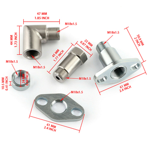 Adaptador de Extensión de Sensor de 90 Grados Multifuncional Mecanizado por OEM, Conector de Sensor Universal con Rosca M18x1.5 para Escape de Automóvil - Product Image 3