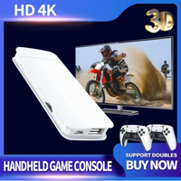 Console de Jeu Rétro Classique M15 20000+ Jeux, Station de Jeu Vidéo avec Stick, Prise en Charge de Plus de 20 Émulateurs, Sortie HD 4K, Connectivité Filaire/Sans Fil BT