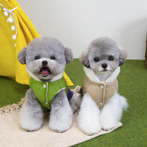 Nueva ropa ecológica de poliéster para mascotas de otoño e invierno para perros y gatos con trajes de estilo Teddy Keep Your Furry <span class=keywords><strong>Friends</strong></span> Warm - Product Image 2