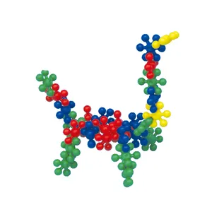 潜在工厂定制热销品牌新设计早教儿童玩具婴儿儿童塑料建筑连接器玩具