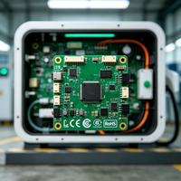 Sistema de Alarma Inteligente para el Hogar con Seguridad Avanzada - Proceso de Ensamblaje de Placas SMT Dip del Fabricante OEM de PCBA - Producción de PCB con Máscara Verde