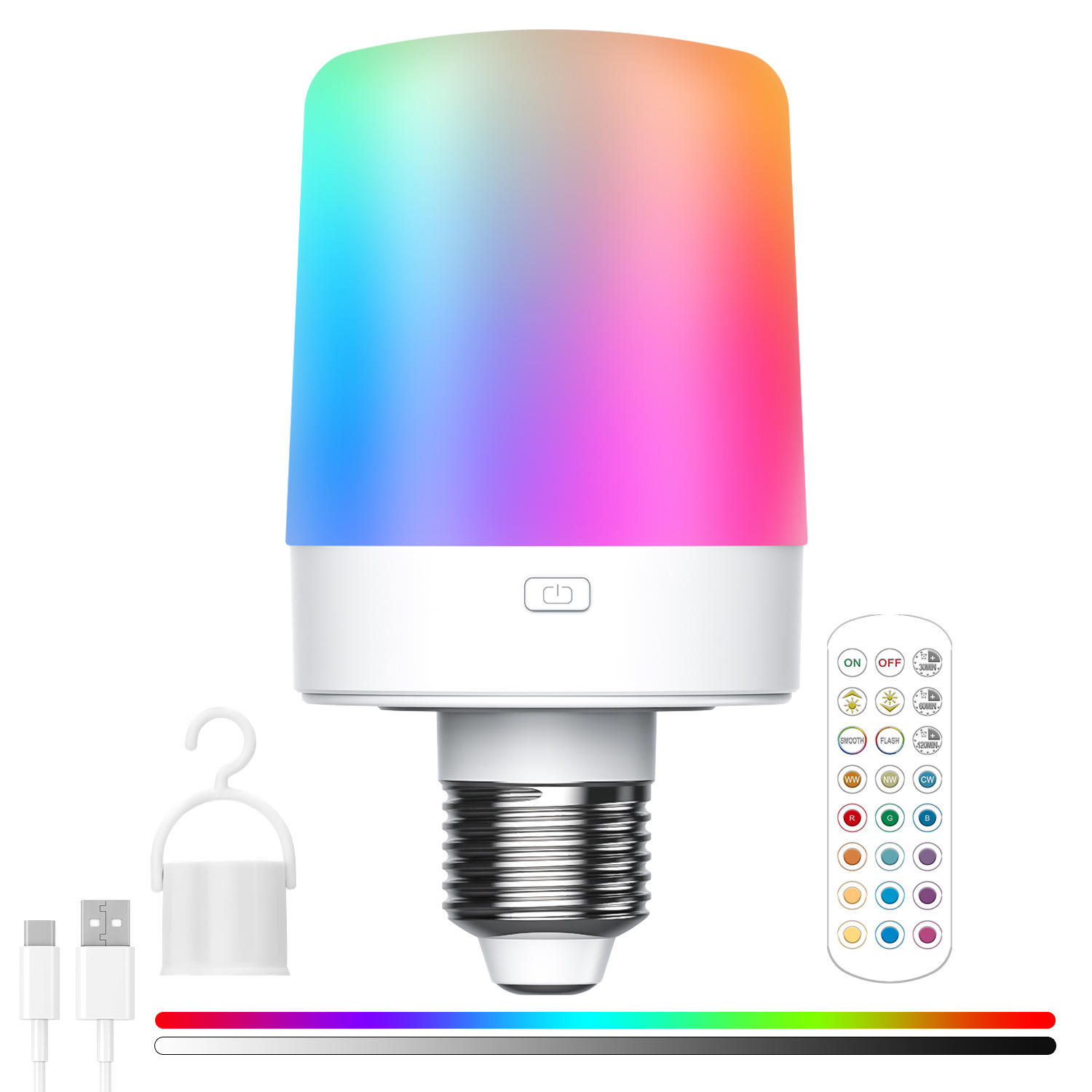 T069d-rgbcw 1 หลอด 1 รีโมทคอนโทรล [[1800 ma]]