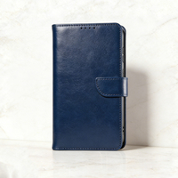Étui de téléphone personnalisé en matériau PU, design professionnel, pour smartphones S25 S24 Plus S23 avec rabat portefeuille