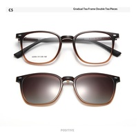 22206 Lunettes de soleil magnétiques à clips Ultem Lunettes polarisées résistantes aux UV Verres en plastique